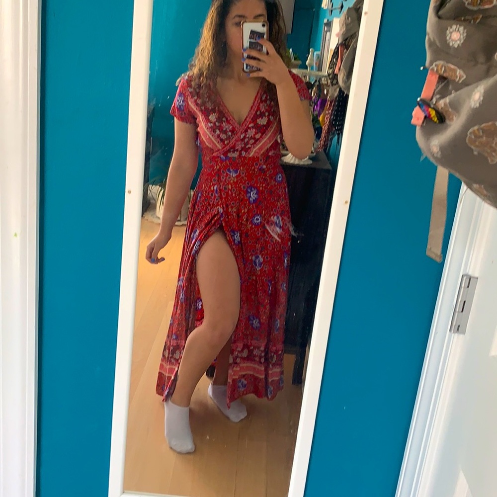 Floral maxi/midi dress